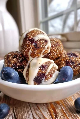 Blueberry Cheesecake Protein Bites – A No-Bake, High-Protein Snack