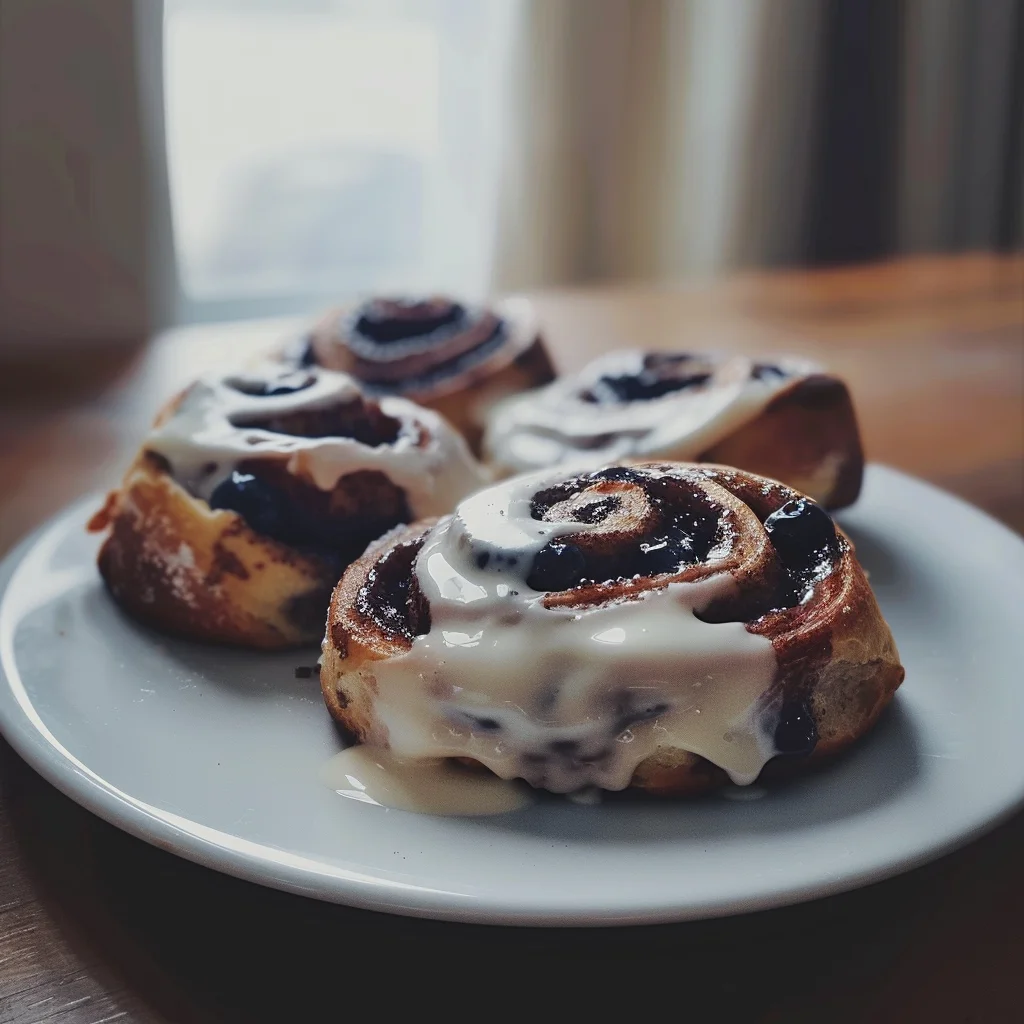 Blueberry Cinnamon Rolls
