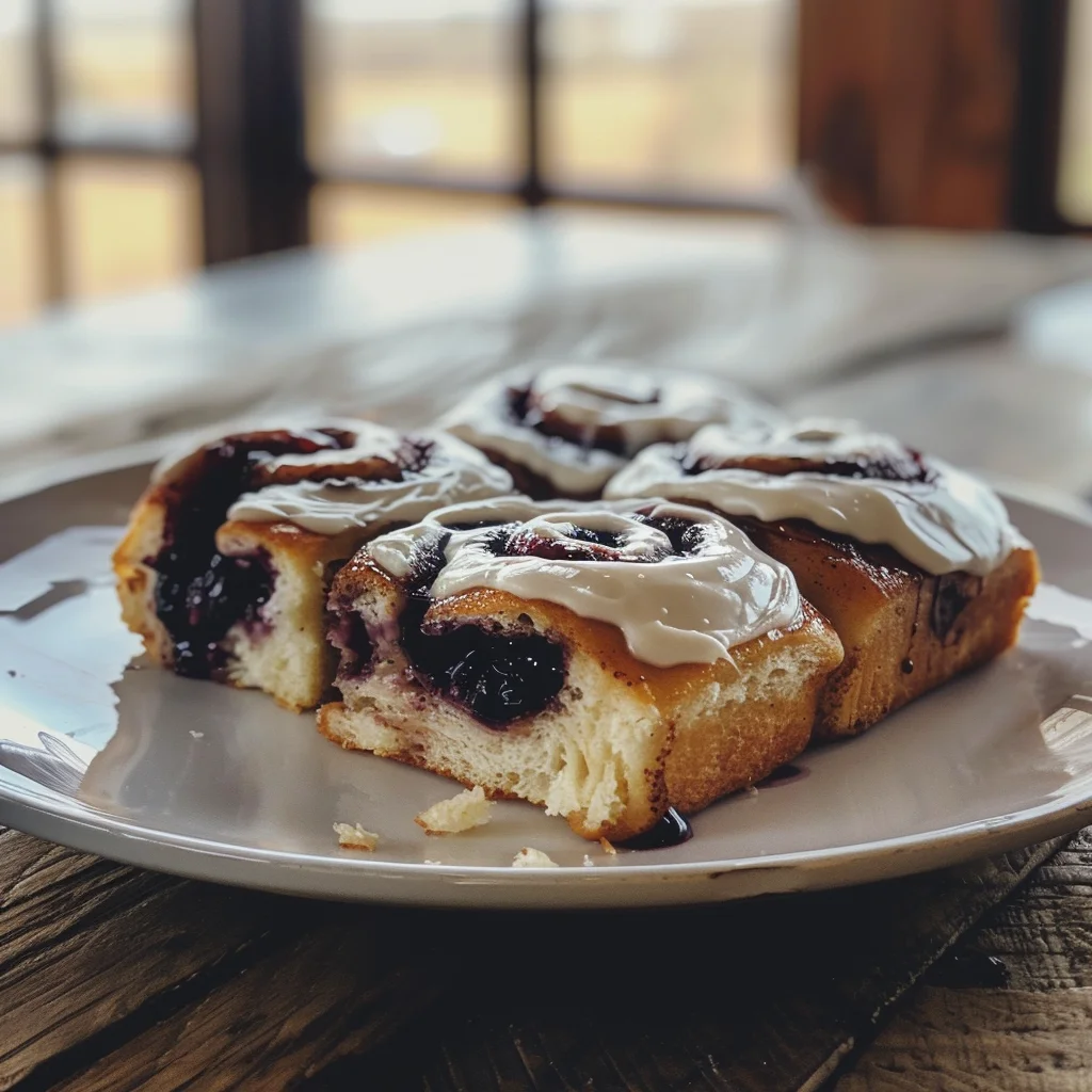 Blueberry Cinnamon Rolls image 4