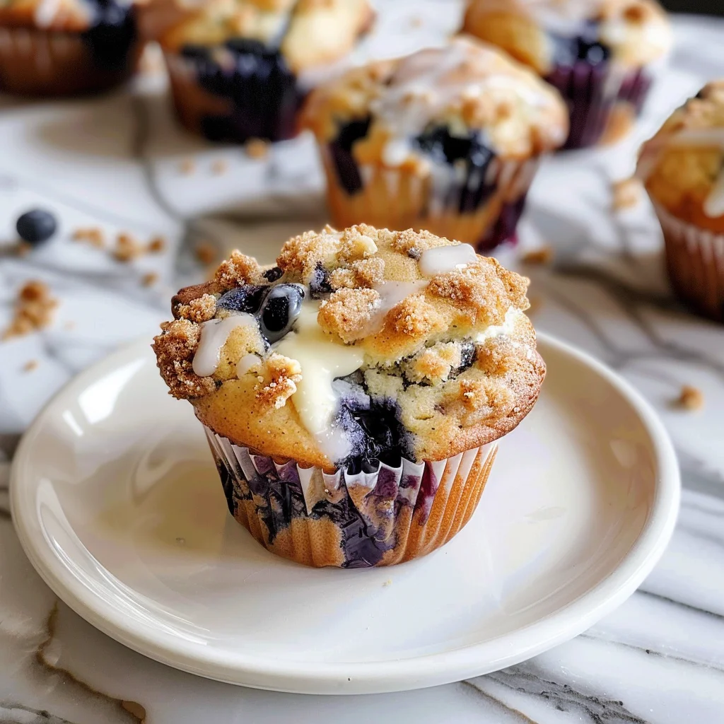 Blueberry Cream Cheese Muffins