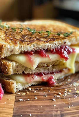 Brie & Raspberry Jam Grilled Cheese Sandwich