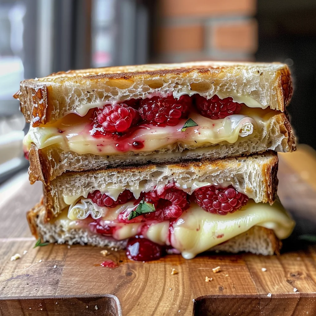 Brie & Raspberry Jam Grilled Cheese Sandwich image 3
