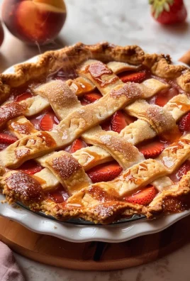 Brown Butter Strawberry Peach Pie