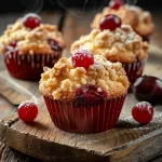 Cherry Cobbler Muffins