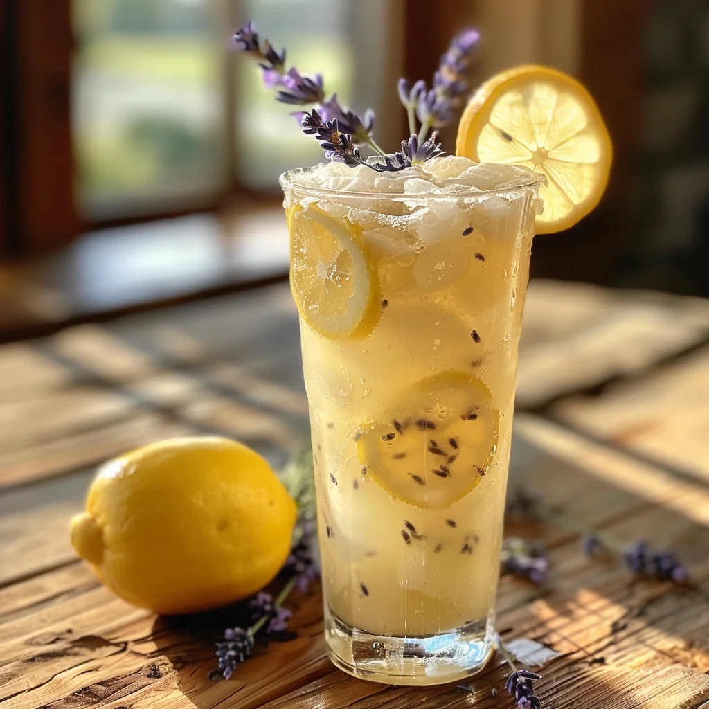 Coconut Lavender Lemonade Mocktail