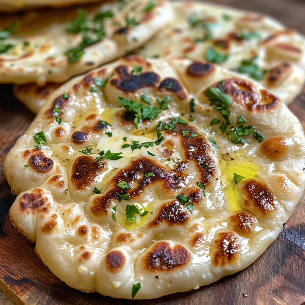 Cottage Cheese Garlic Naan image 4