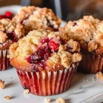 Cranberry Orange Muffins with Streusel