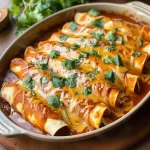 Easy Low Calorie High Protein Creamy Chilli Chicken Enchiladas