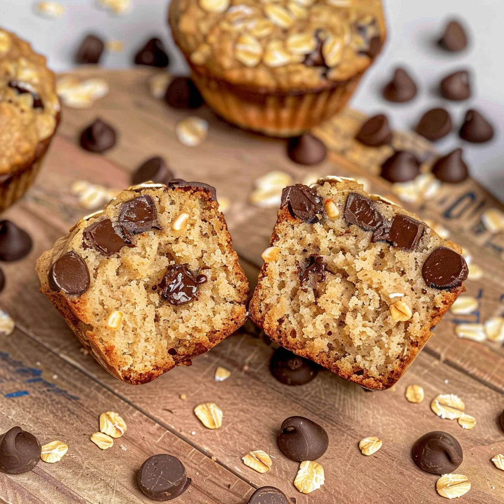 Fearless 3-Day Oatmeal Chocolate Chip Breakfast Muffins