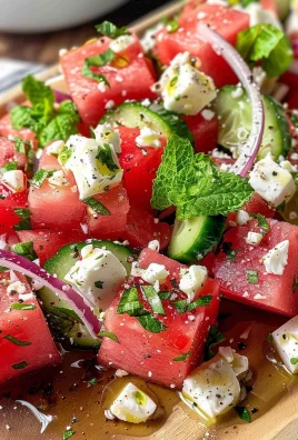 Feta Watermelon Salad