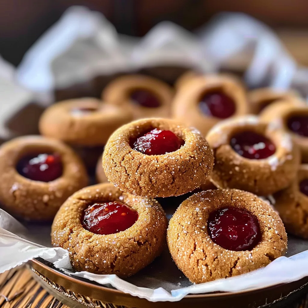 Gingerbread Thumbprint Cookies with Cranberry Jam: An Incredible Ultimate Recipe