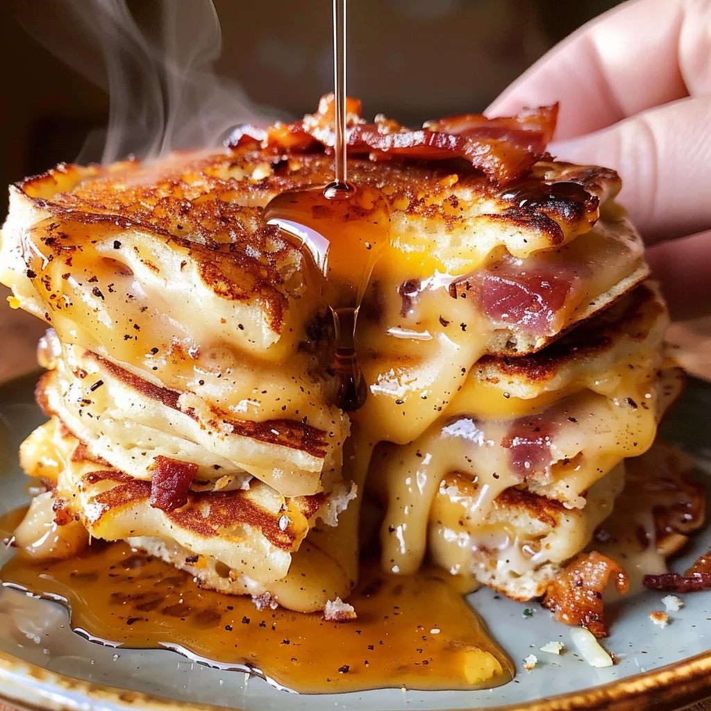 Grilled Cheese Pancakes