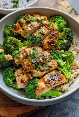 Grilled Chicken & Broccoli Bowls With Creamy Garlic Sauce Delight Your Taste Buds!