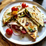 Grilled Mediterranean Veggie Quesadillas