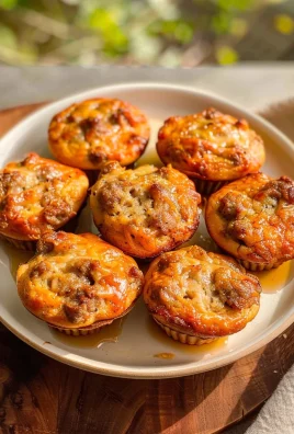 High-Protein Pancake Sausage Mini Muffins