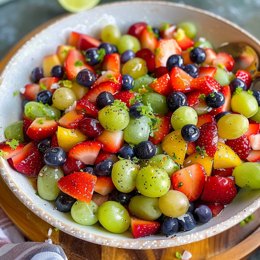Honey Lime Fruit Salad