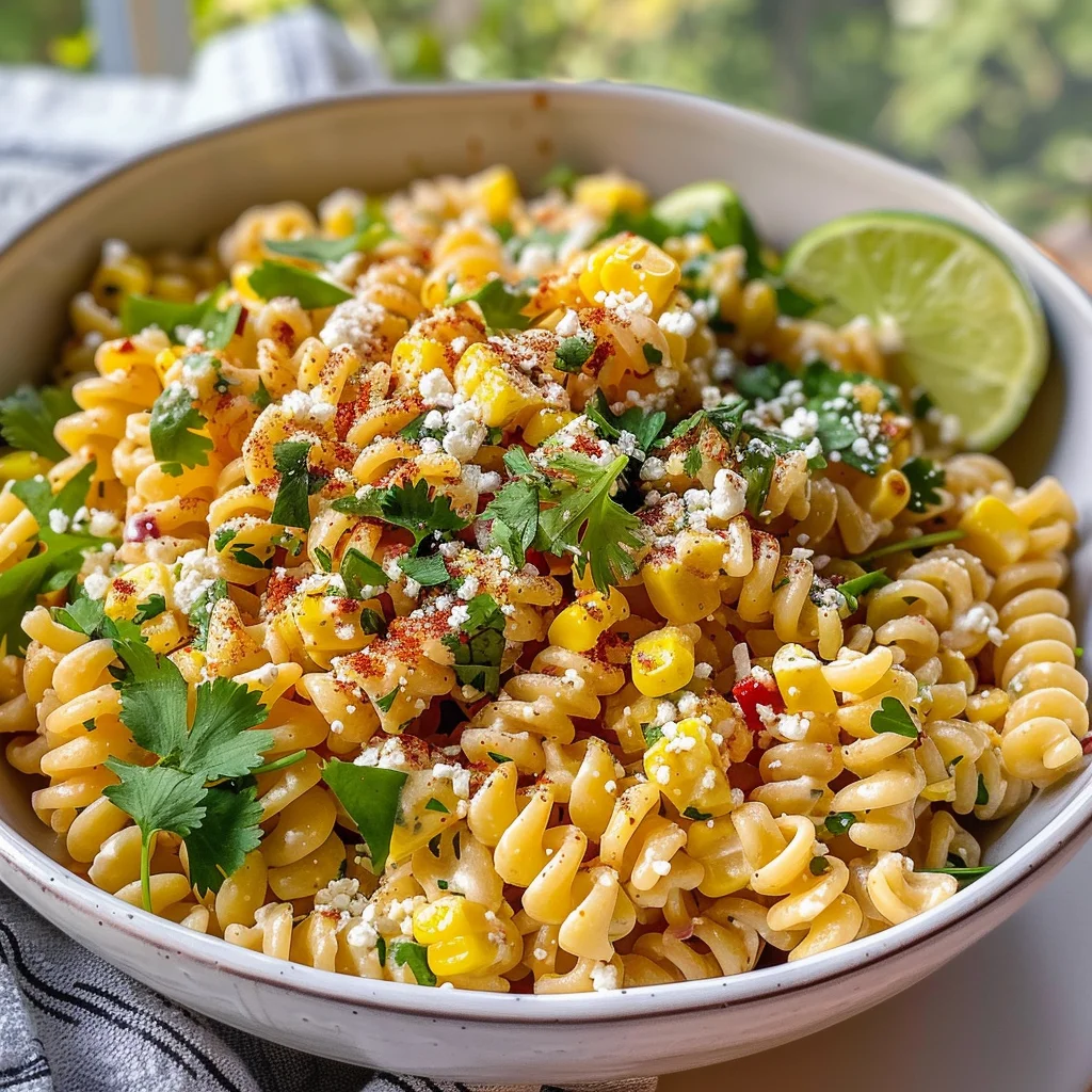 Mexican Street Corn Pasta Salad Recipe
