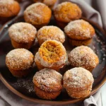 Mini Cinnamon Sugar Pumpkin Muffins
