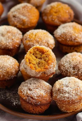 Mini Cinnamon Sugar Pumpkin Muffins