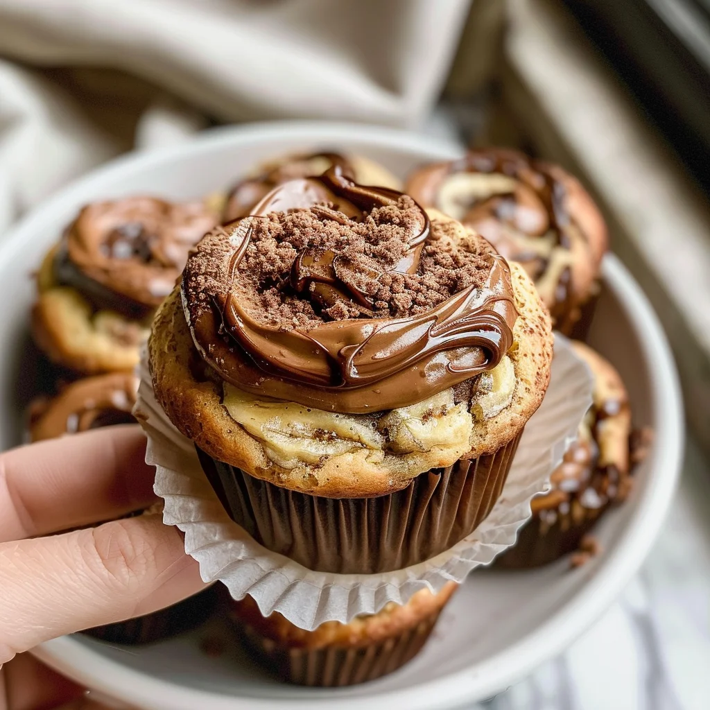 Nutella Banana Muffins