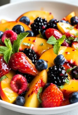 Peach Berry Fruit Salad