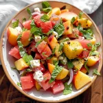Peach Watermelon Salad: Refreshing Summer Delight Awaits!