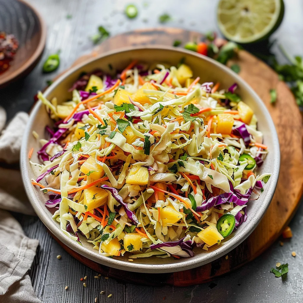 Pineapple Coleslaw