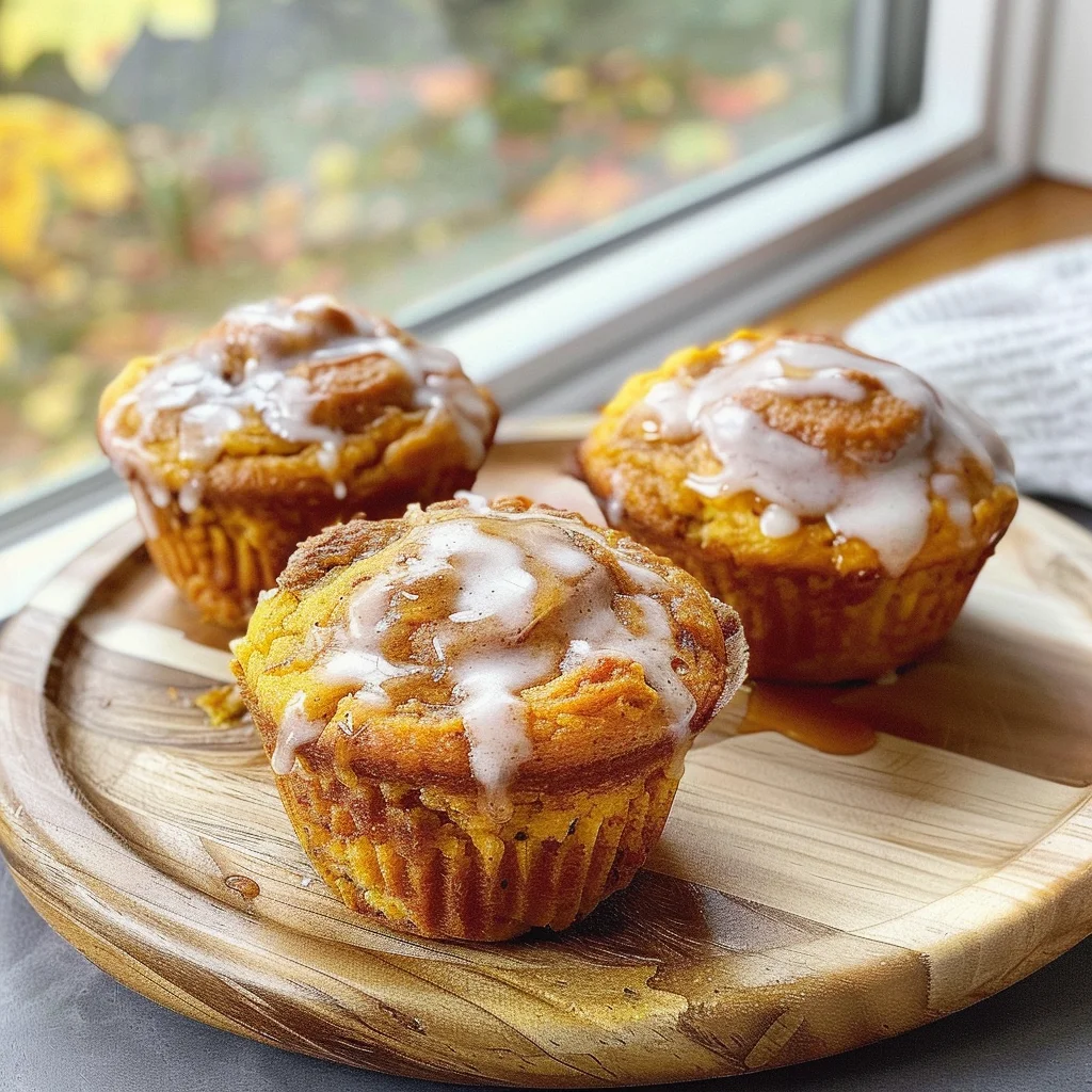 Pumpkin Cinnamon Roll Muffins: A Cozy Fall Breakfast Delight