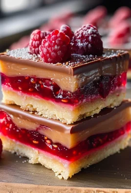 Raspberry Caramel Millionaires Shortbread