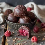 Raspberry Chocolate Truffles
