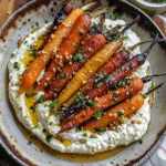Roasted Carrots with Whipped Ricotta & Hot Honey