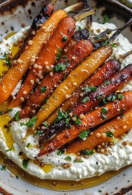 Roasted Carrots with Whipped Ricotta & Hot Honey