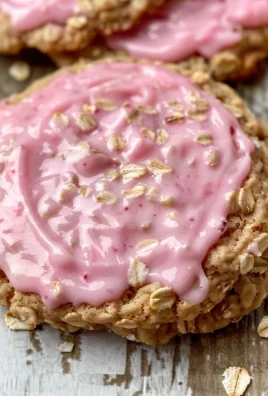 Strawberry Iced Oatmeal Cookies Recipe