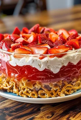 Strawberry Pretzel Jello Salad