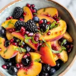 Summer Peach Fruit Salad