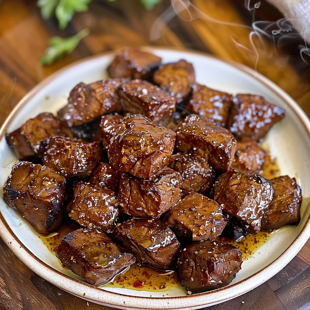 Air Fryer Juicy Steak Bites
