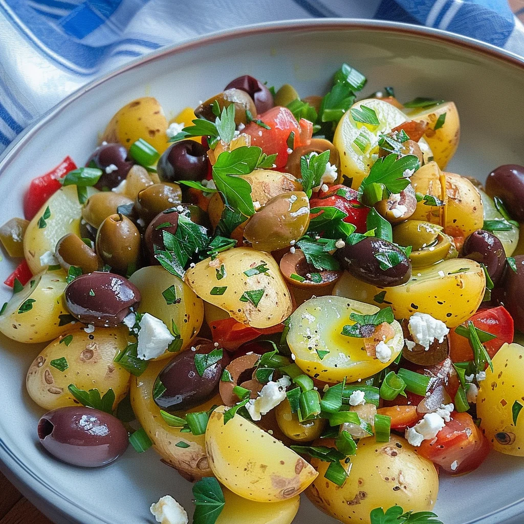 Amazing Mediterranean Potato Salad: 2 Flavors to Adore