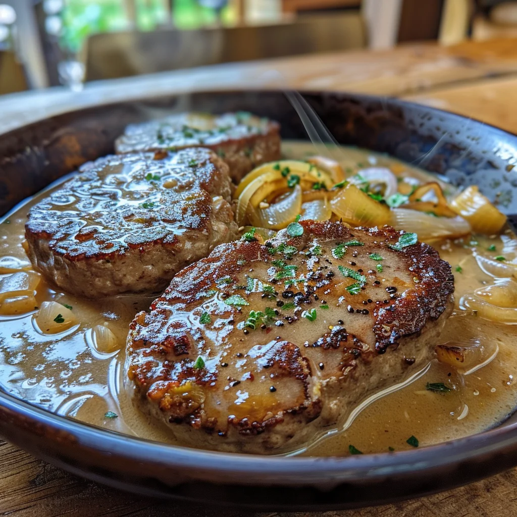 Amish Hamburger Steak Bake