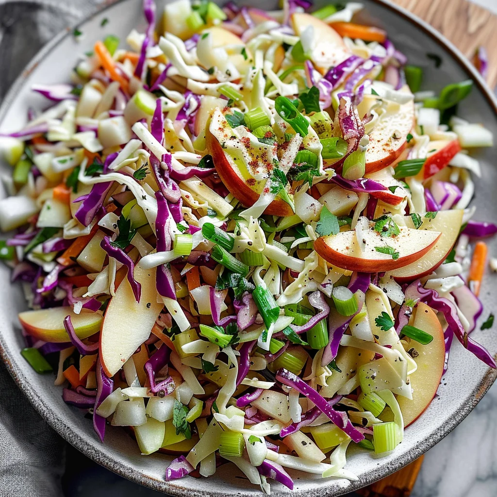 Apple Cabbage Coleslaw Recipe