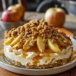 Apple Crisp Cheesecake Delight: A Delicious Fusion of Flavors