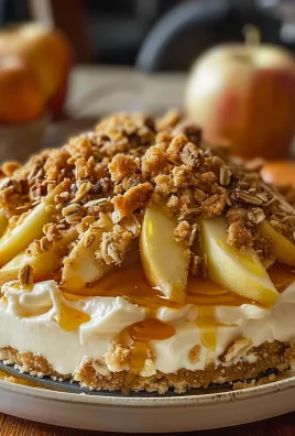 Apple Crisp Cheesecake Delight: A Delicious Fusion of Flavors