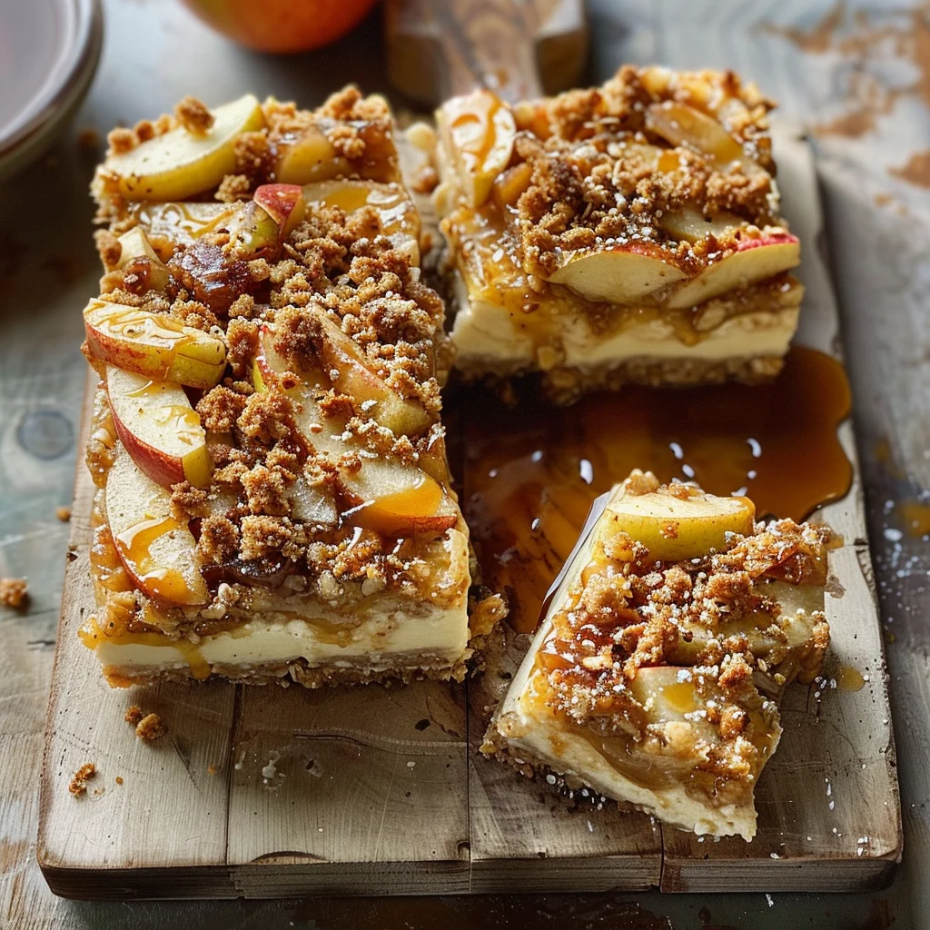 Apple Pie Cheesecake Bars