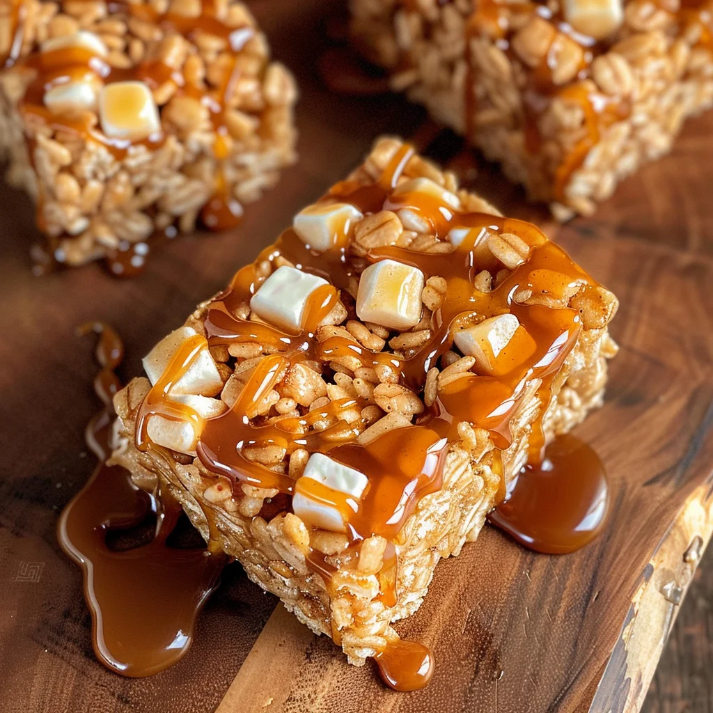 Apple Pie Rice Krispie Treats