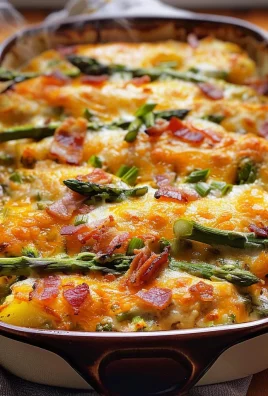 Asparagus & Bacon Chicken Potato Casserole