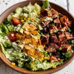 BBQ Chicken Chopped Salad with Cilantro Ranch