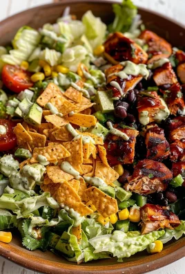 BBQ Chicken Chopped Salad with Cilantro Ranch