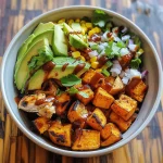 BBQ Chicken Sweet Potato Bowl