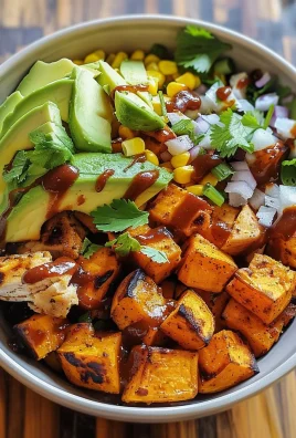 BBQ Chicken Sweet Potato Bowl