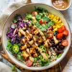 BBQ Ranch Chicken Quinoa Bowls
