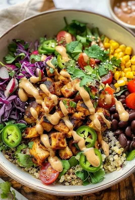 BBQ Ranch Chicken Quinoa Bowls